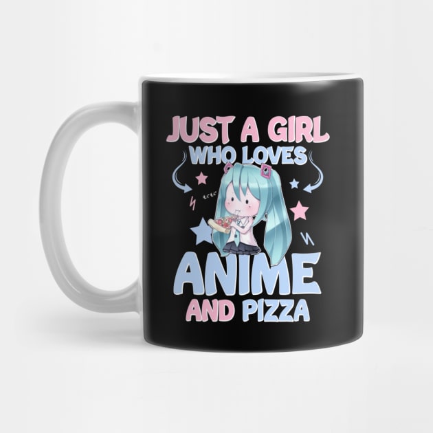 JUST A GIRL WHO LOVES ANIME AND PIZZA by artdise